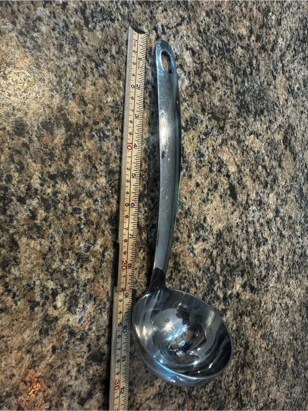 ONEIDA 18/8 Glossy Stainless Steel Serving Ladle Spoon Hangable Kitchen Utensil